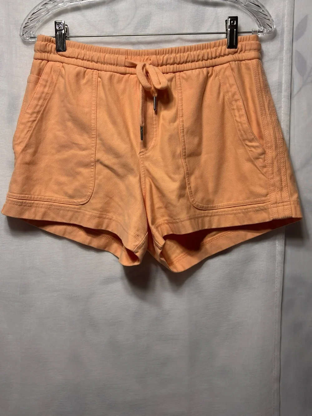Athleta Peach Drawstring Lounge Shorts